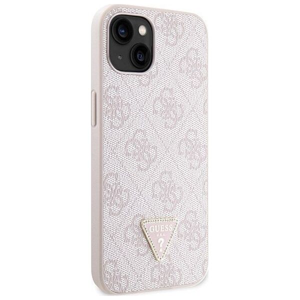 Guess Etui Guess GUHCP14XP4TDSCPP Apple iPhone 14 Pro Max hardcase Crossbody 4G Metal Logo różowy/pink