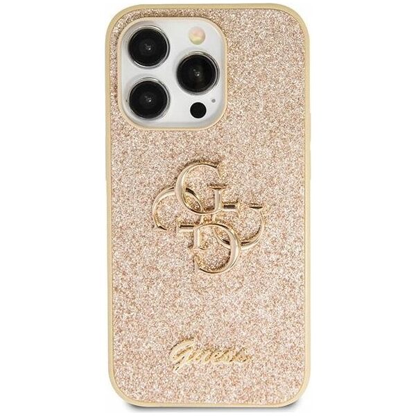 Guess Guess GUHCN61HG4SGD iPhone 11 / Xr 6.1" złoty/gold hardcase Glitter Script Big 4G