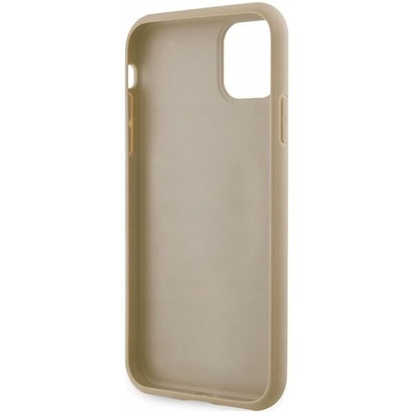 Guess Guess GUHCN61HG4SGD iPhone 11 / Xr 6.1" złoty/gold hardcase Glitter Script Big 4G