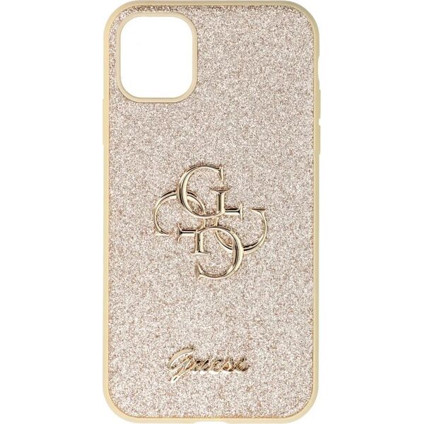 Guess Guess GUHCN61HG4SGD iPhone 11 / Xr 6.1" złoty/gold hardcase Glitter Script Big 4G