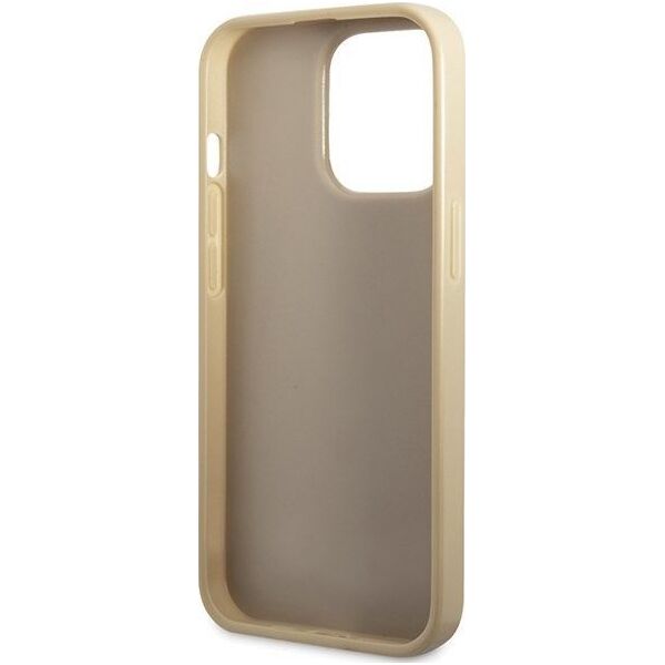 Guess Guess GUHCP13LHG4SGD iPhone 13 Pro / 13 6.1" złoty/gold hardcase Glitter Script Big 4G