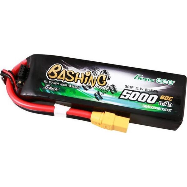 Gens Ace Akumulator GensAce 5kmAh 11.1V 60C 3S1P z wtyczką XT90