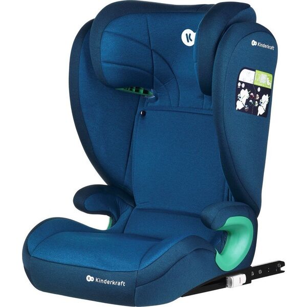 Fotelik samochodowy KinderKraft Kinderkraft Fotel Junior Fix 2 i-Size 100-150cm Harbor Blue