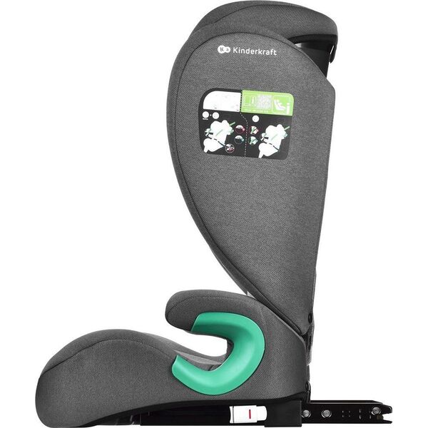 Fotelik samochodowy KinderKraft Jr Fix2 Rocket Grey