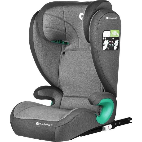 Fotelik samochodowy KinderKraft Jr Fix2 Rocket Grey