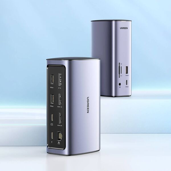 Stacja/replikator Ugreen CM555 USB-C (90325)