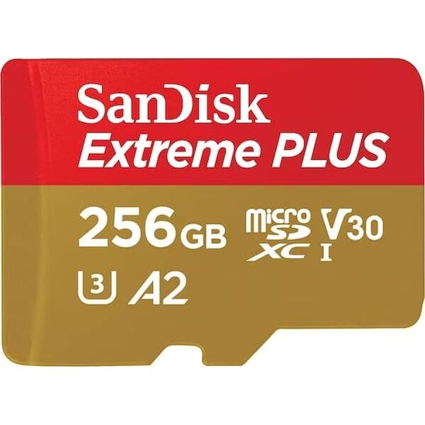 Karta WD Extreme Plus MicroSDXC 256 GB Class 10 UHS-I/U3 A2 V30 (SDSQXBD-256G-GN6MA)