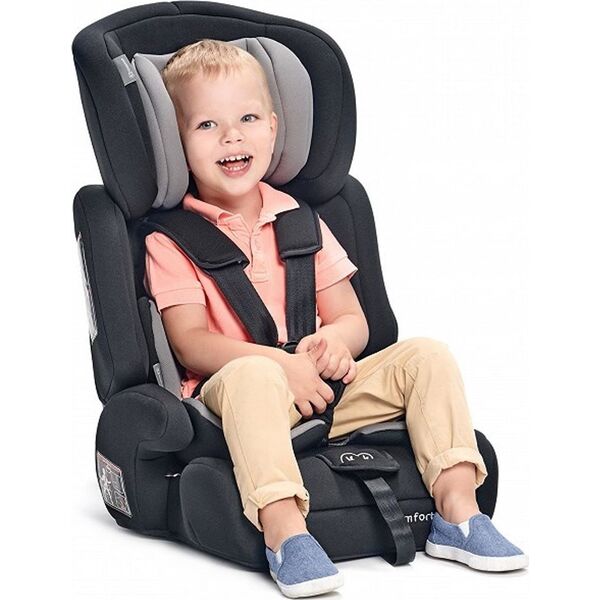 Fotelik samochodowy KinderKraft Fotelik samochodowy COMFORT UP i-Size 76-150 cm BLACK 9-36kg