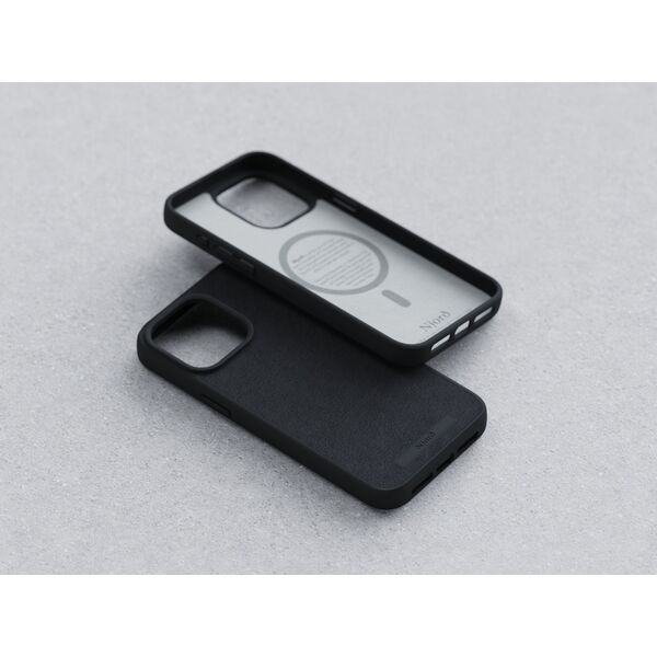Njord by Elements Etui do iPhone 15 Pro MagSafe zamsz Czarne