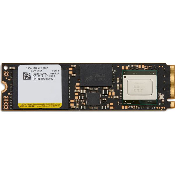 Pamięć do laptopa HP HP - SSD - 2 TB - intern - M.2 - PCIe (NVMe) - fur ZBook Power G9, ZBook Firefly 14 G10, 14 G9, 16 G10, ZBook Fury 16 G9