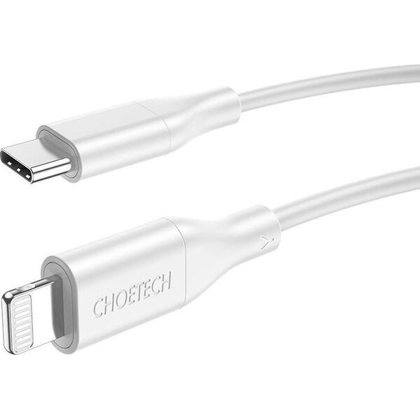 Kabel USB Choetech USB-C - Lightning 1.2 m Biały (IP0040)