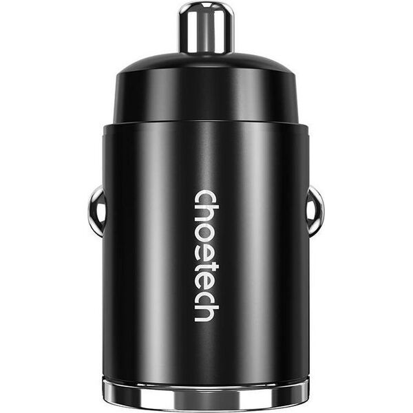 Ładowarka Choetech Ładowarka samochodowa Choetech TC0006 1x USB-A, 1x USB-C 30W PD 3.0 (czarna)