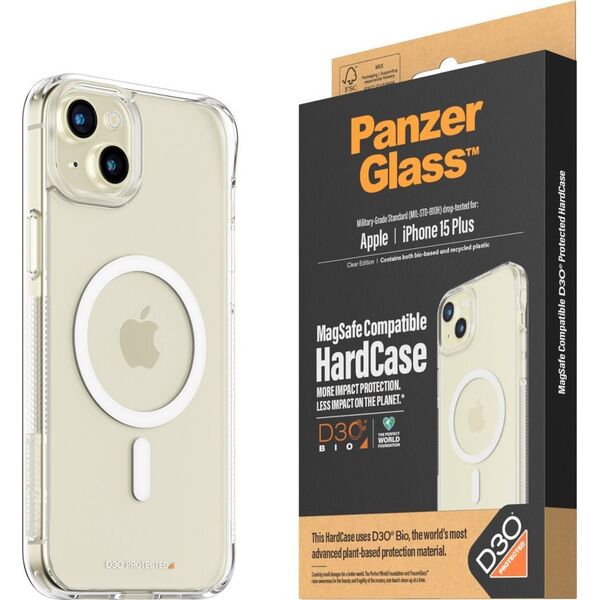 PanzerGlass Etui PanzerGlass HardCase MagSafe iPhone 15 Plus przezroczyste