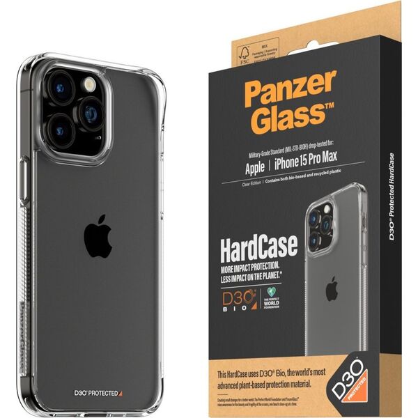 PanzerGlass Etui PanzerGlass HardCase iPhone 15 Pro Max przezroczyste
