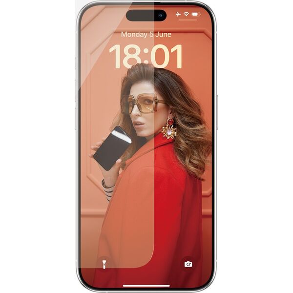 PanzerGlass Szkło hartowane Classic Fit iPhone15 Pro