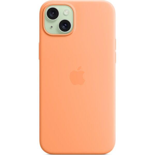 Apple Etui Apple silikonowe z MagSafe do iPhone 15 Plus pomarańczowy sorbet