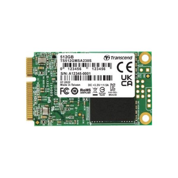 Dysk SSD Transcend 230S 512GB mSATA SATA III (TS512GMSA230S)