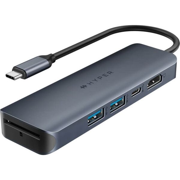 HUB USB HyperDrive Koncentrator HyperDrive Next 6-Port USB-C Hub HDMI/4K60Hz/SD/MAC/PC/Chromebook/