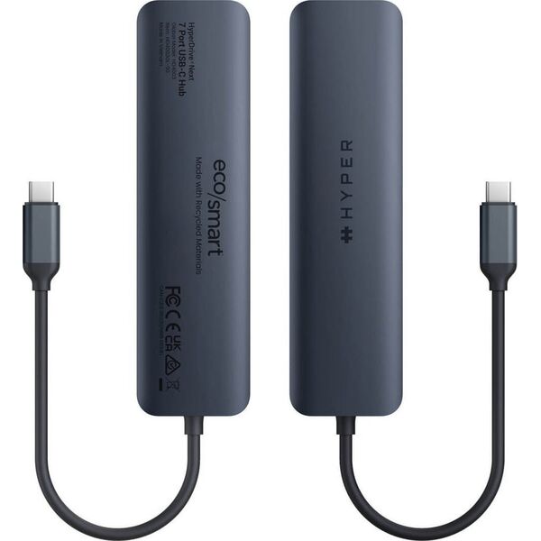 HUB USB HyperDrive Koncentrator HyperDrive Next 7-Port USB-C Hub HDMI/4K60Hz/SD/RJ45/100W PD Pas-trought