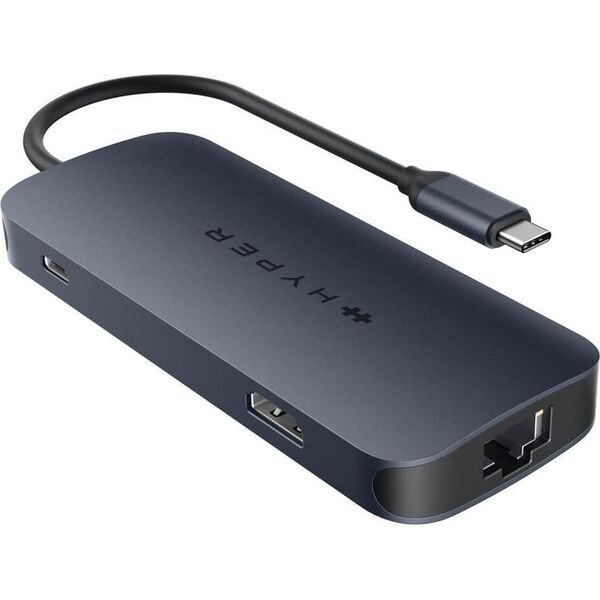 HUB USB HyperDrive Koncentrator HyperDrive Next 8-Port USB-C Hub HDMI/4K60Hz/SD/RJ45/PD 3.1 140W pass-through