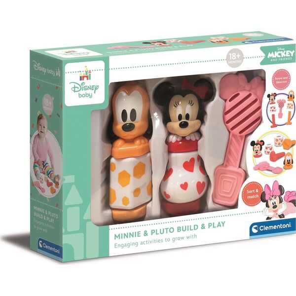 Clementoni Zestaw Baby Minnie Zbuduj i Baw się