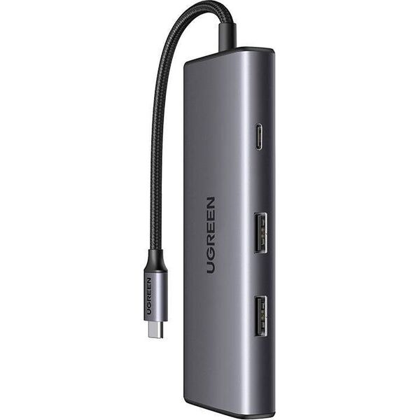 Adapter USB Ugreen Adapter 7w1 UGREEN Hub USB do 2x USB-A 3.2, USB-C 3.2, SD/TF, PD