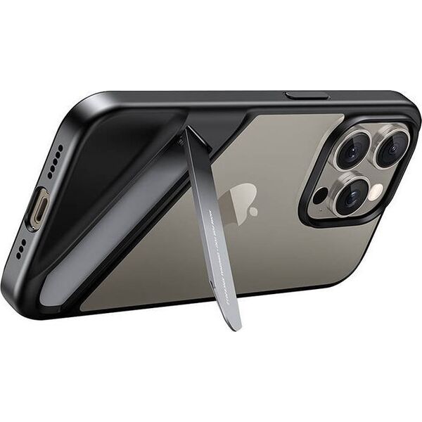 Ugreen Etui ze stojakiem UGREEN LP740 iPhone 15 Pro Max (Czarne)
