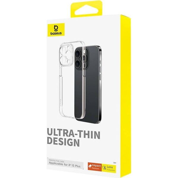 Baseus Etui na telefon iPhone15 Plus Baseus OS-Lucent Series (Przezroczysty)