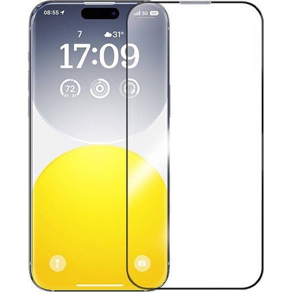 Baseus Szkło hartowane 0.3mm Baseus Sapphire do iPhone 15 Plus