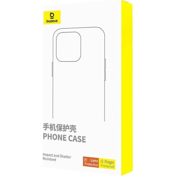 Baseus Etui Baseus Synthetic Fiber iPhone 15 Pro + szkło hartowane
