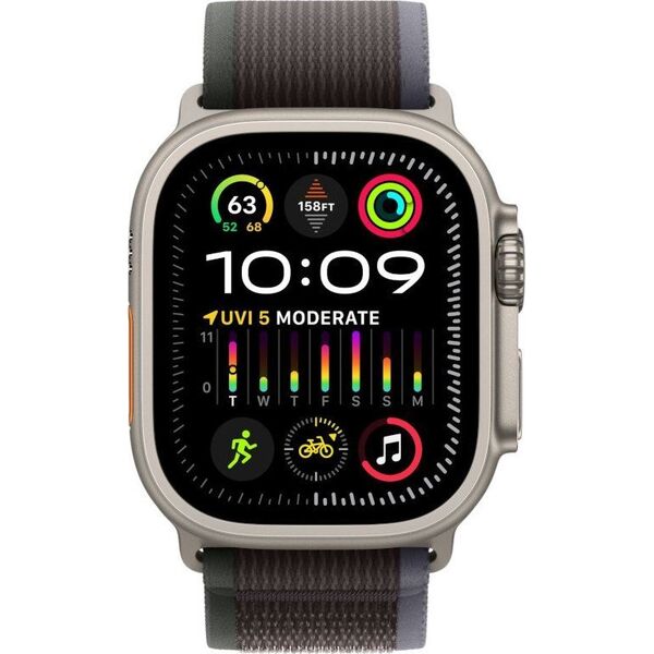 Smartwatch Apple Watch Ultra 2 GPS + Cellular 49mm Titanium Case Trail Loop M/L Brązowy (MRF63WB/A)