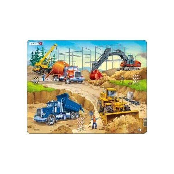 Larsen Układanka Puzzle budowlane Maxi