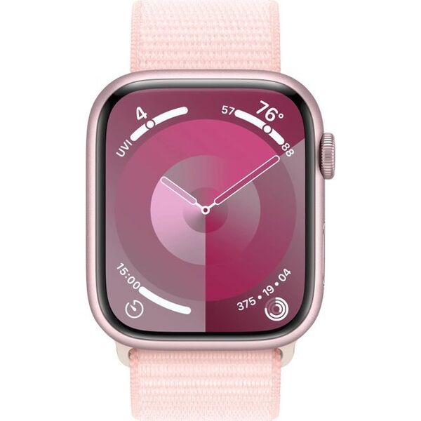 Smartwatch Apple Watch 9 GPS + Cellular 45mm Pink Alu Sport Loop Różowy  (MRMM3QP/A)