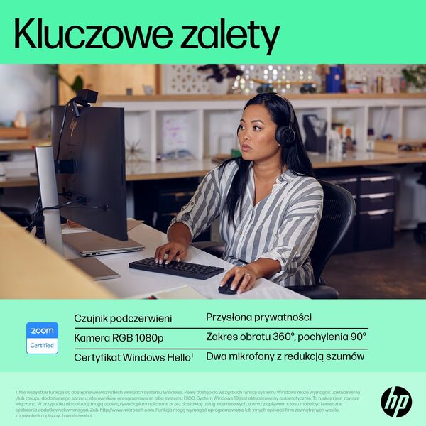 Kamera internetowa HP Kamera internetowa 625 FHD 6Y7L1AA