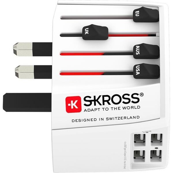 Skross SKROSS World Adapter MUV USB strømfors