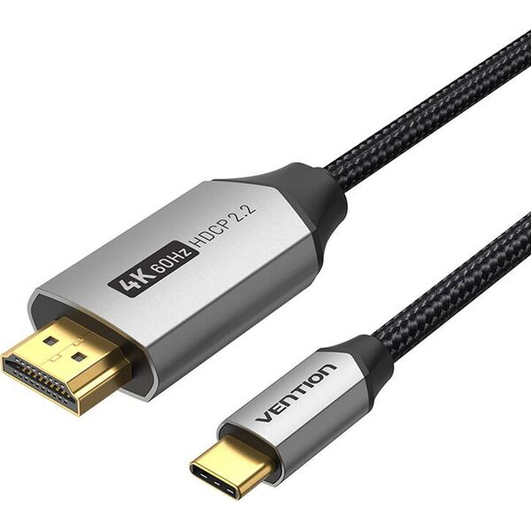 Kabel USB Vention Kabel USB-C do HDMI 1.5m Vention CRBBG (Czarny)