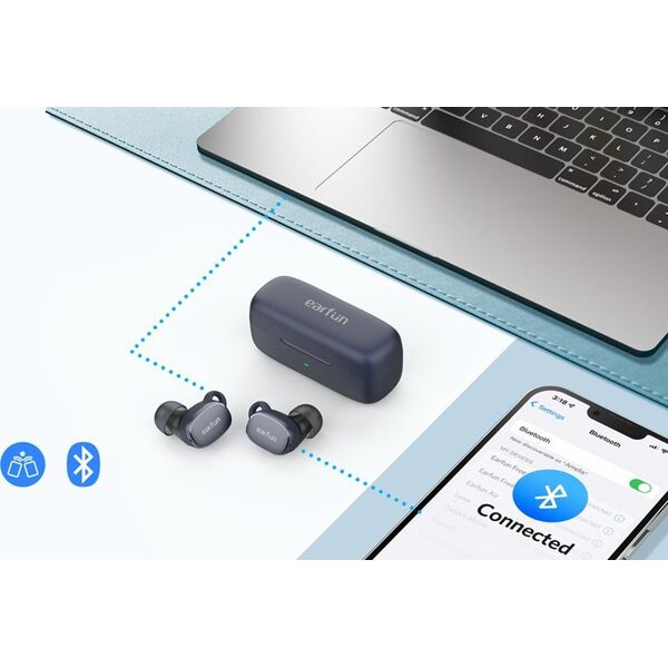 Słuchawki EarFun EarFun Free Pro 3 niebieskie (TW400L)