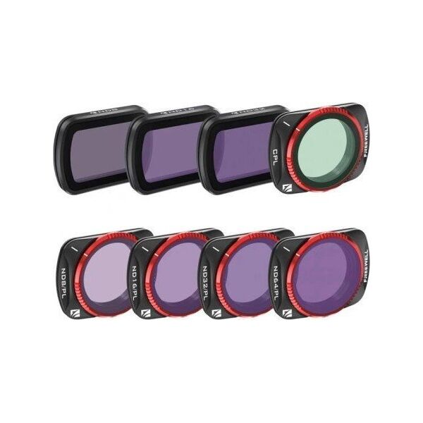 Freewell Zestaw 8 filtrów Freewell DJI Osmo Pocket 3 All Day