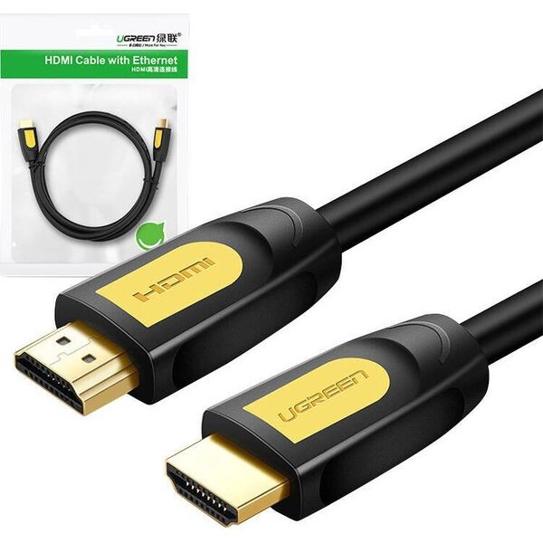 Kabel Ugreen HDMI - HDMI 0.75m czarny (10151)