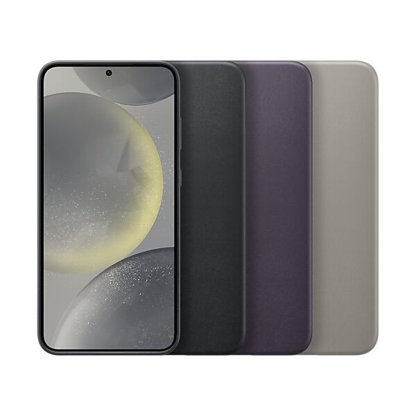 Samsung Etui Samsung Vegan Leather Case Galaxy S24+ ciemnoszare