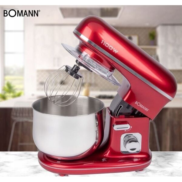 Robot planetarny Bomann ROBOT KUCHENNY BOMANN KM 6010 CB CZERWONY