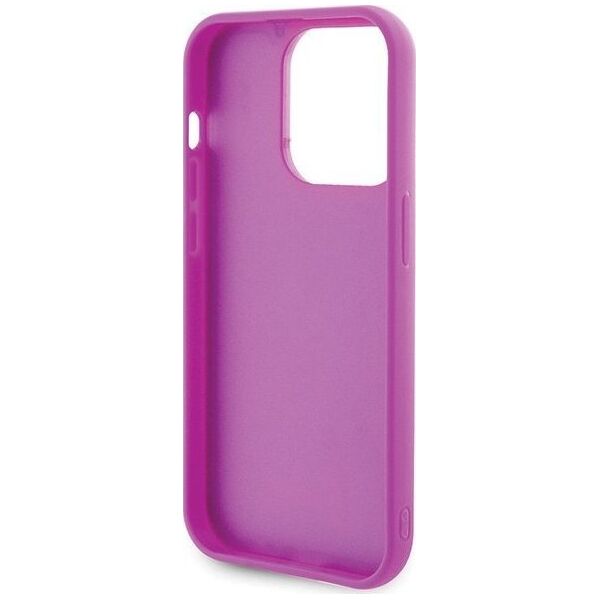 Guess Guess GUHCP15LPMSDGSF iPhone 15 Pro 6.1" fuksja/fuschia hardcase Disco Metal Script