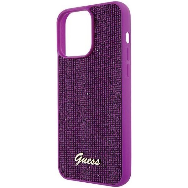 Guess Guess GUHCP15XPMSDGSF iPhone 15 Pro Max 6.7" fuksja/fuschia hardcase Disco Metal Script