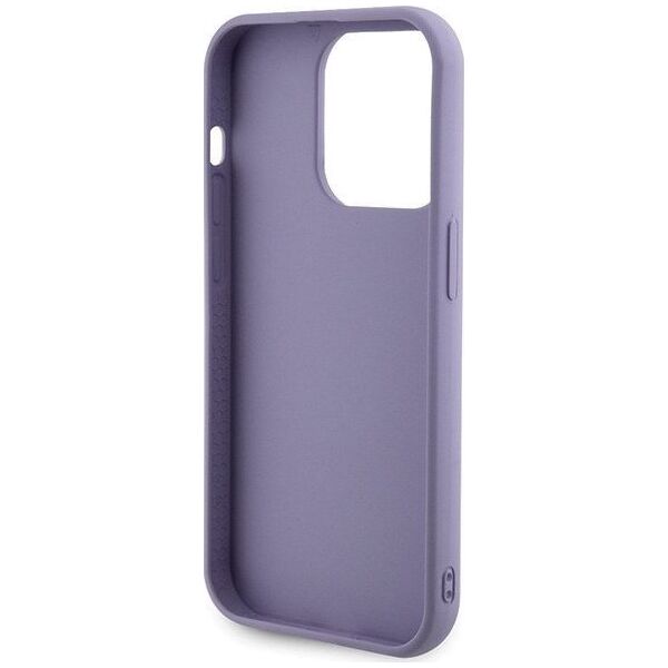Guess Guess GUHCP15XPSFDGSU iPhone 15 Pro Max 6.7" fioletowy/purple hardcase Sequin Script Metal