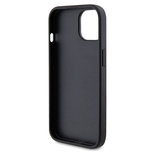 Guess Guess GUHCP15MPS4DGPK iPhone 15 Plus 6.7" czarny/black hardcase Strass Metal Logo