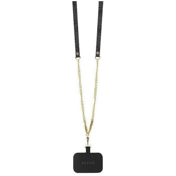 Guess Guess GUHCP15MP4TDSCPK iPhone 15 Plus 6.7" czarny/black hardcase Crossbody 4G Metal Logo