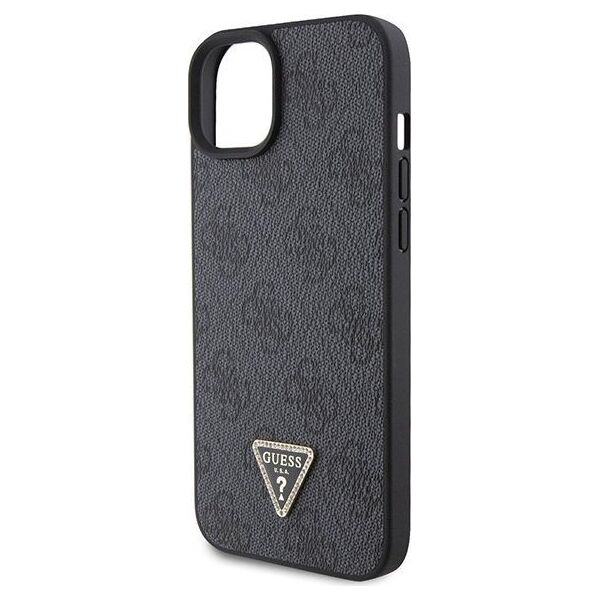 Guess Guess GUHCP15SP4TDSCPK iPhone 15 6.1" czarny/black hardcase Crossbody 4G Metal Logo