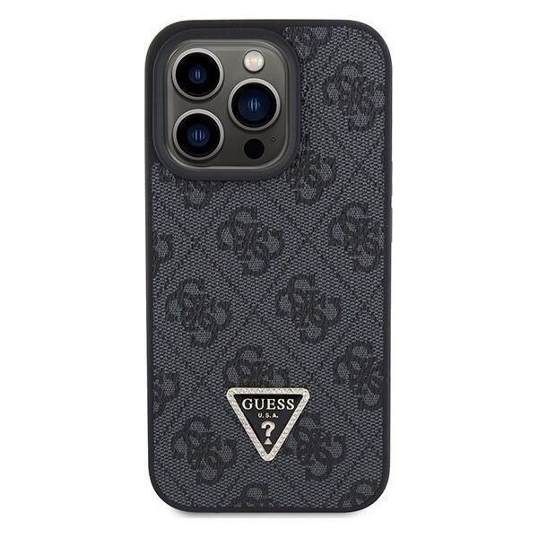 Guess Guess GUHCP15XP4TDSCPK iPhone 15 Pro Max 6.7" czarny/black hardcase Crossbody 4G Metal Logo
