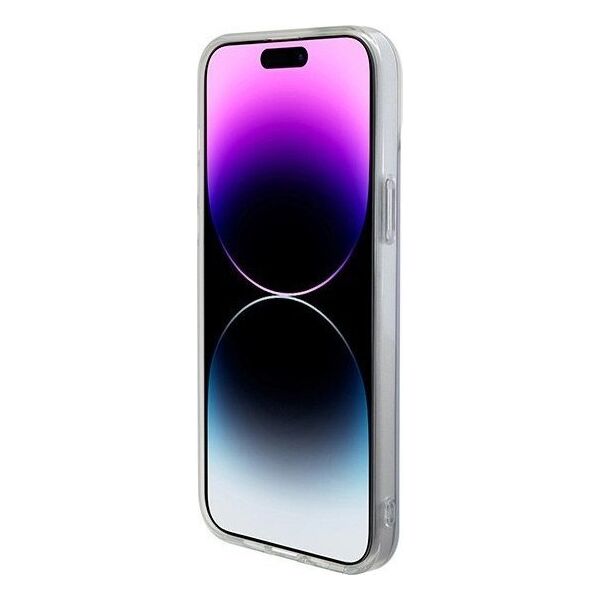Guess Guess GUHMP15SHITSU iPhone 15 6.1" fioletowy/purple hardcase IML Iridescent MagSafe