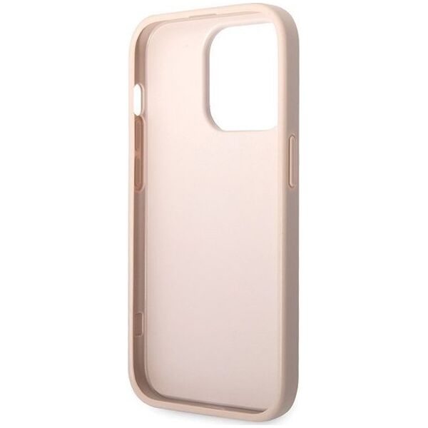 Guess Guess GUHCP15X4GMGPI iPhone 15 Pro Max 6.7" różowy/pink hardcase 4G Big Metal Logo